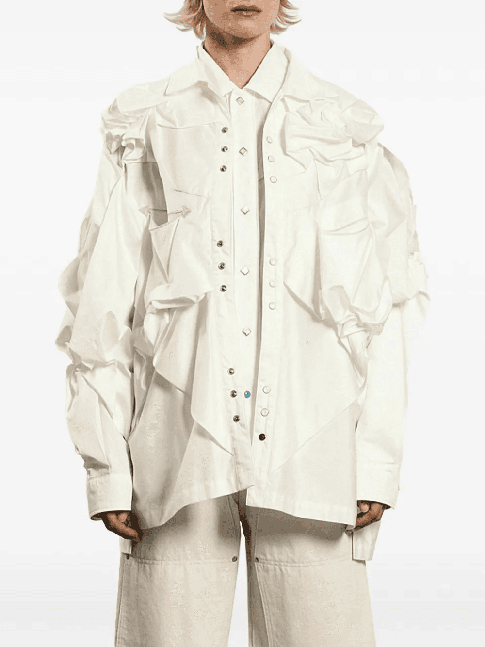 layered-ruffles shirt - Image 1