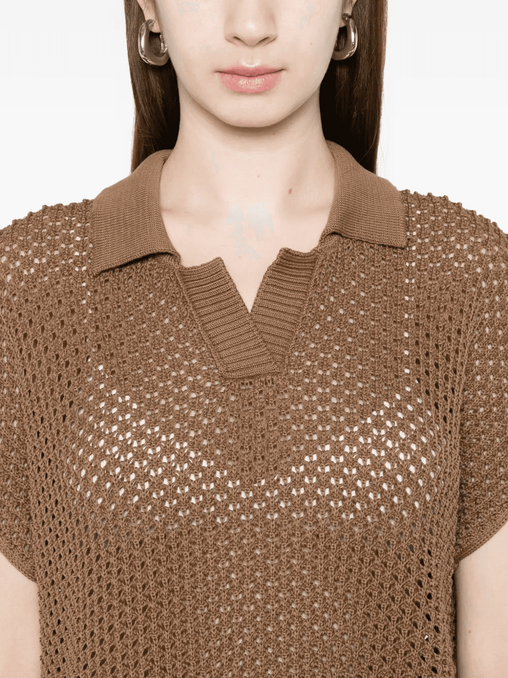 polo-collar T-shirt - Image 1