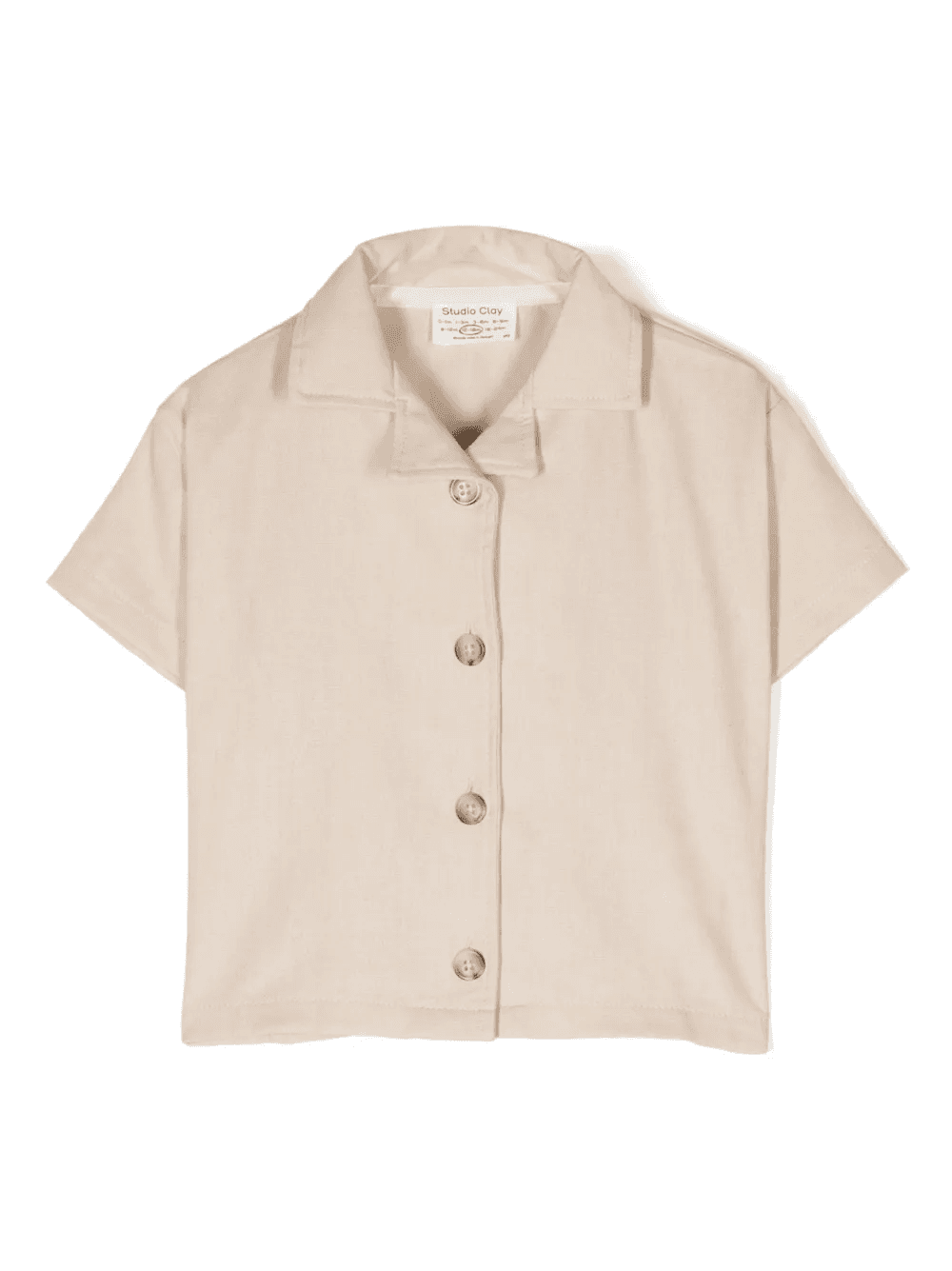 short-sleeve buttoned shirt - Image 1