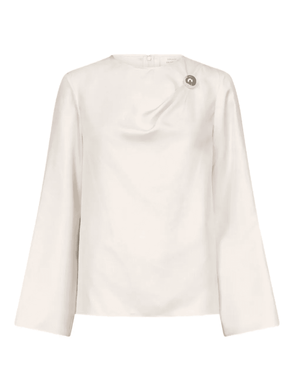 Azae draped metallic-ornament blouse - Image 1