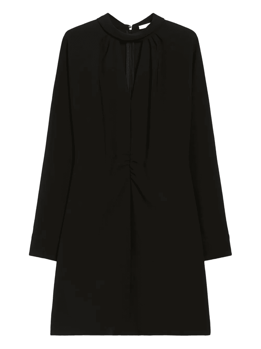 v-neck midi dress - Image 1