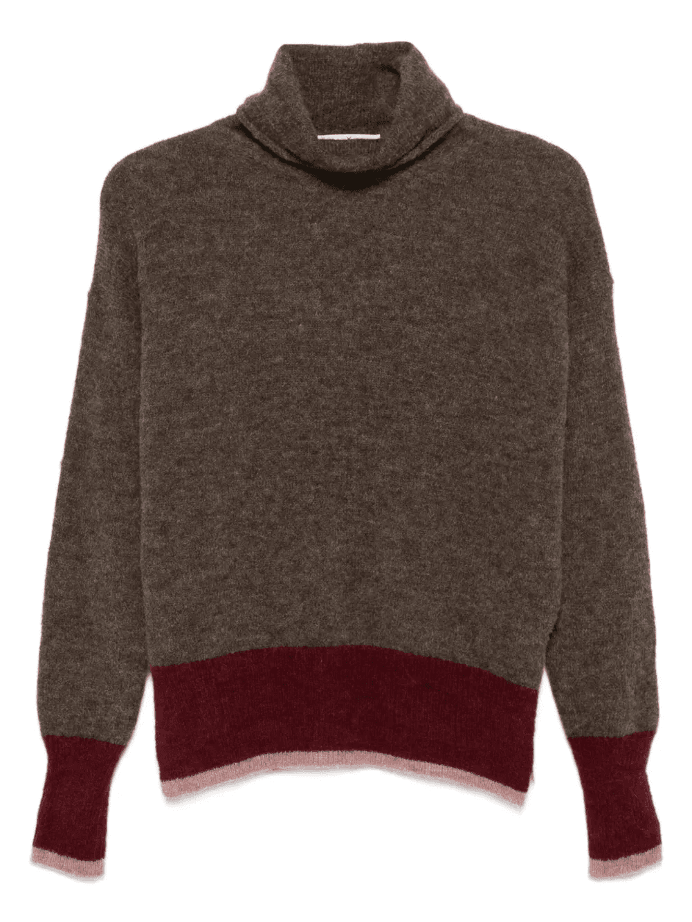 roll-neck panelled sweater - Image 1