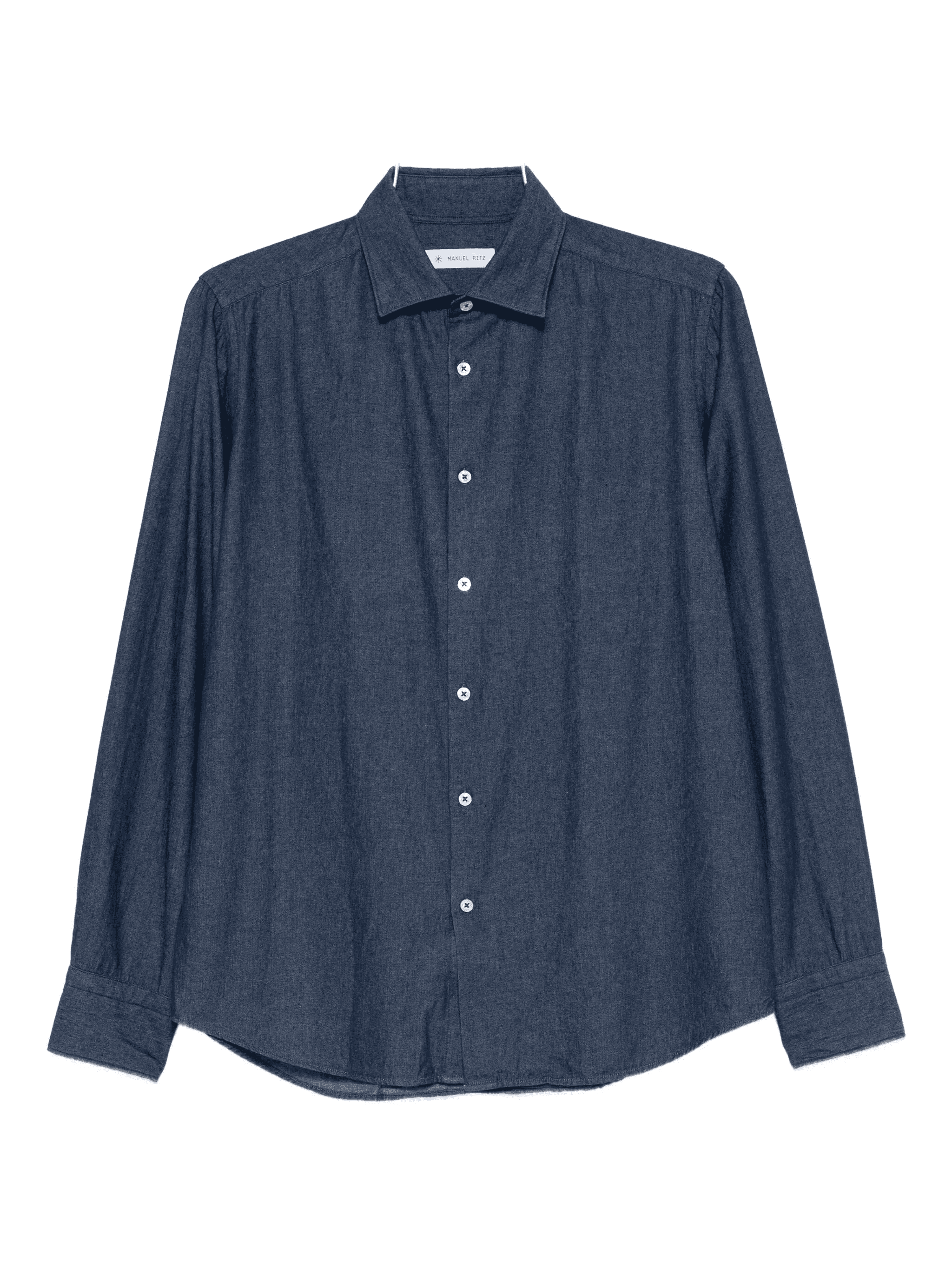 washed cotton-chambray shirt - Image 1
