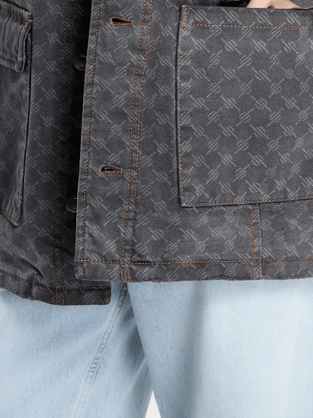 monogram workwear jacket - Image 1