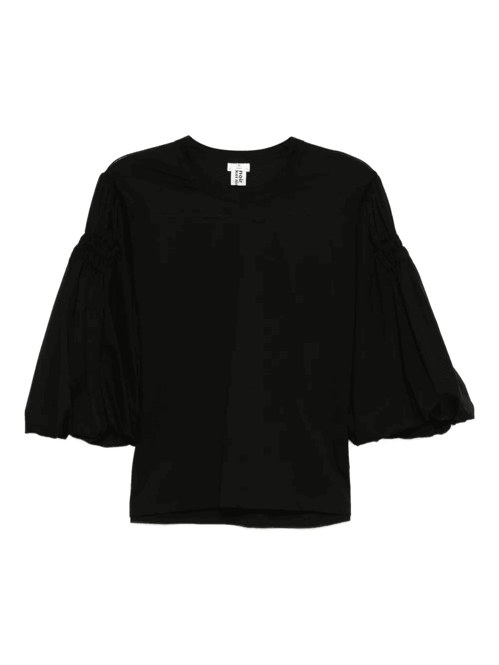 ruched-sleeves T-shirt - Image 1