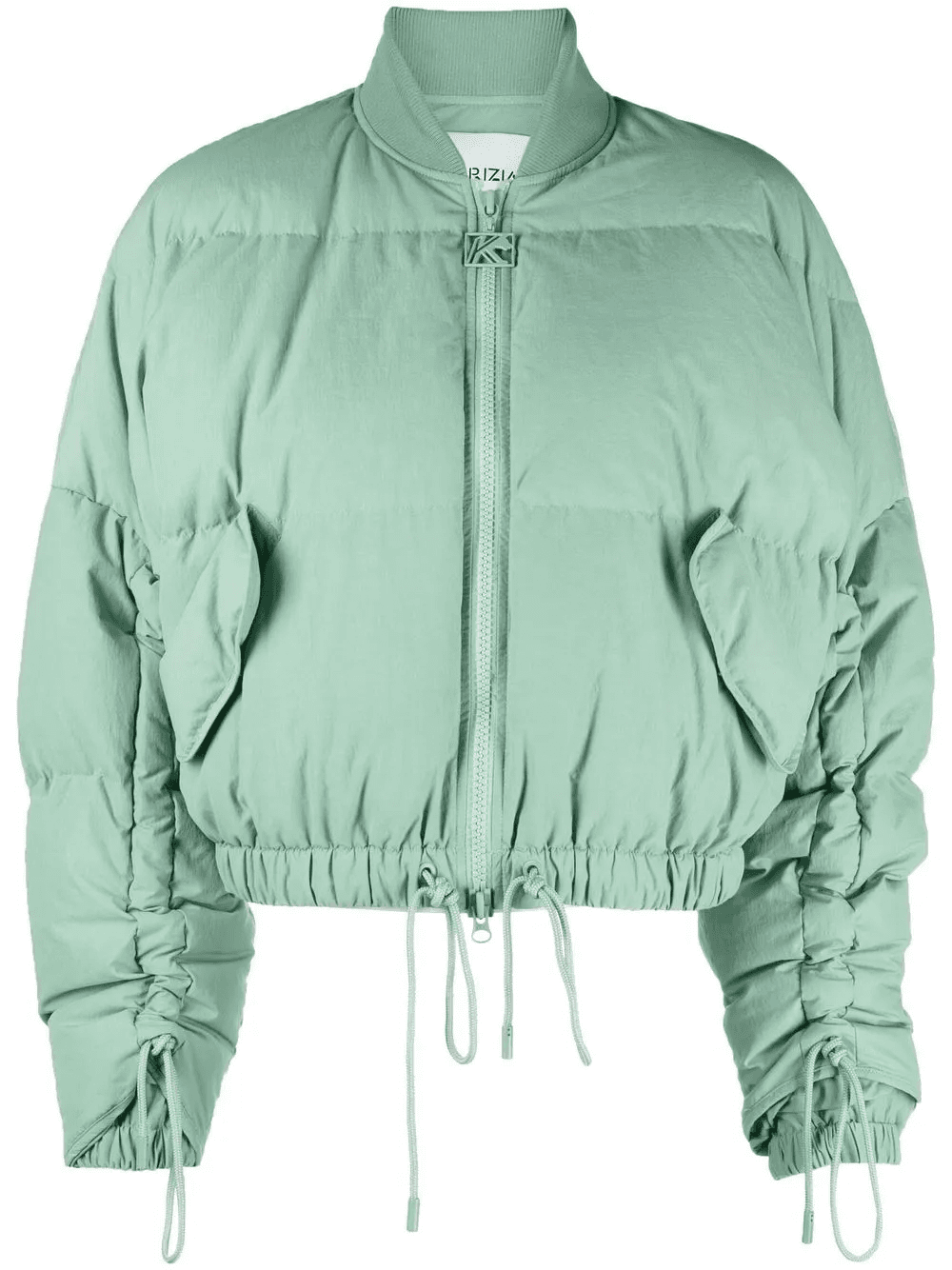 padded drawstring bomber jacket - Image 1