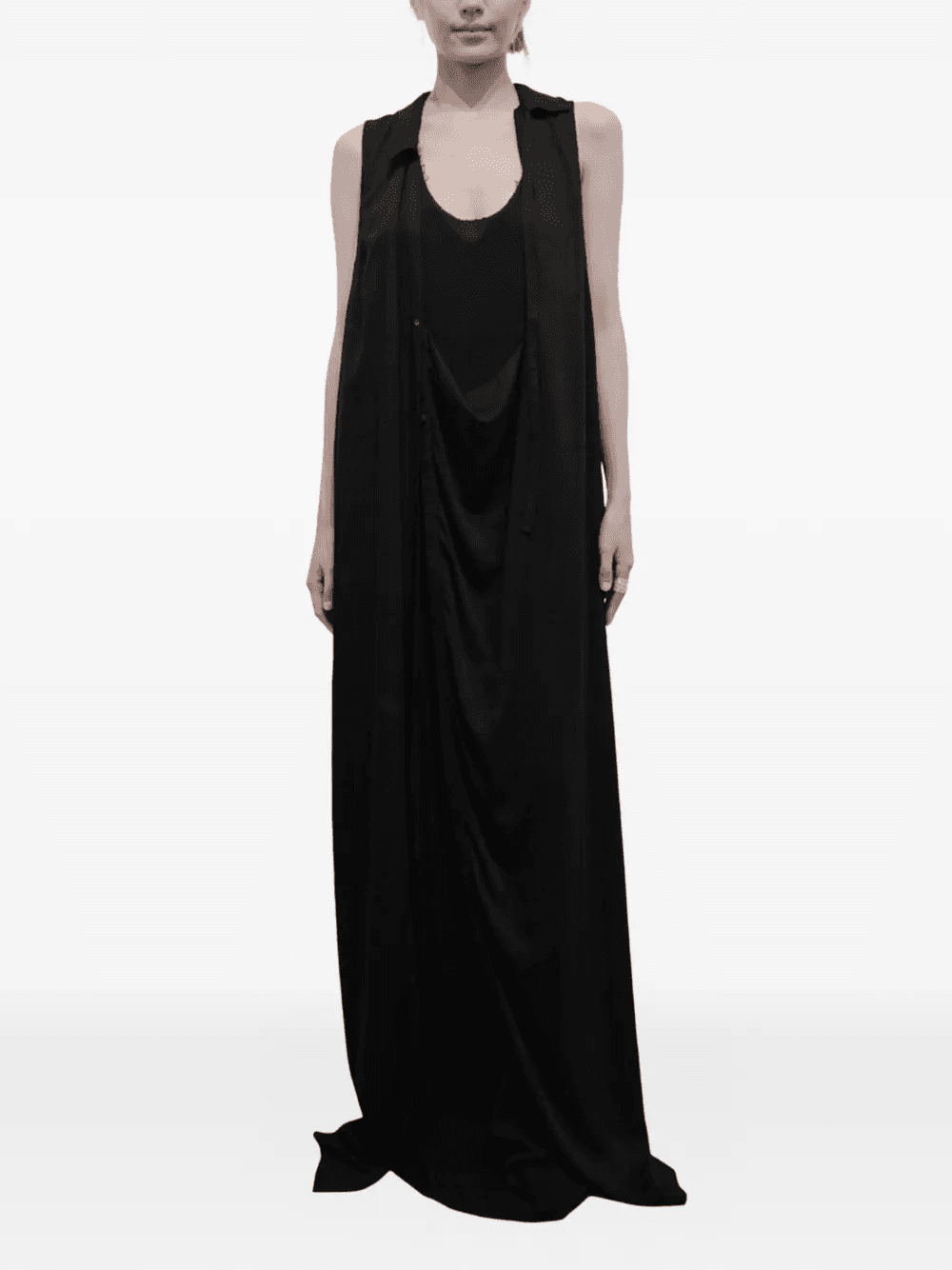 Theron draped sleeveless maxi dress - Image 1