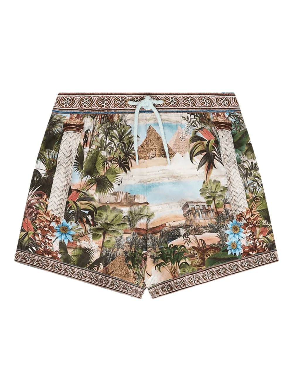 tropical landscape-print shorts - Image 1