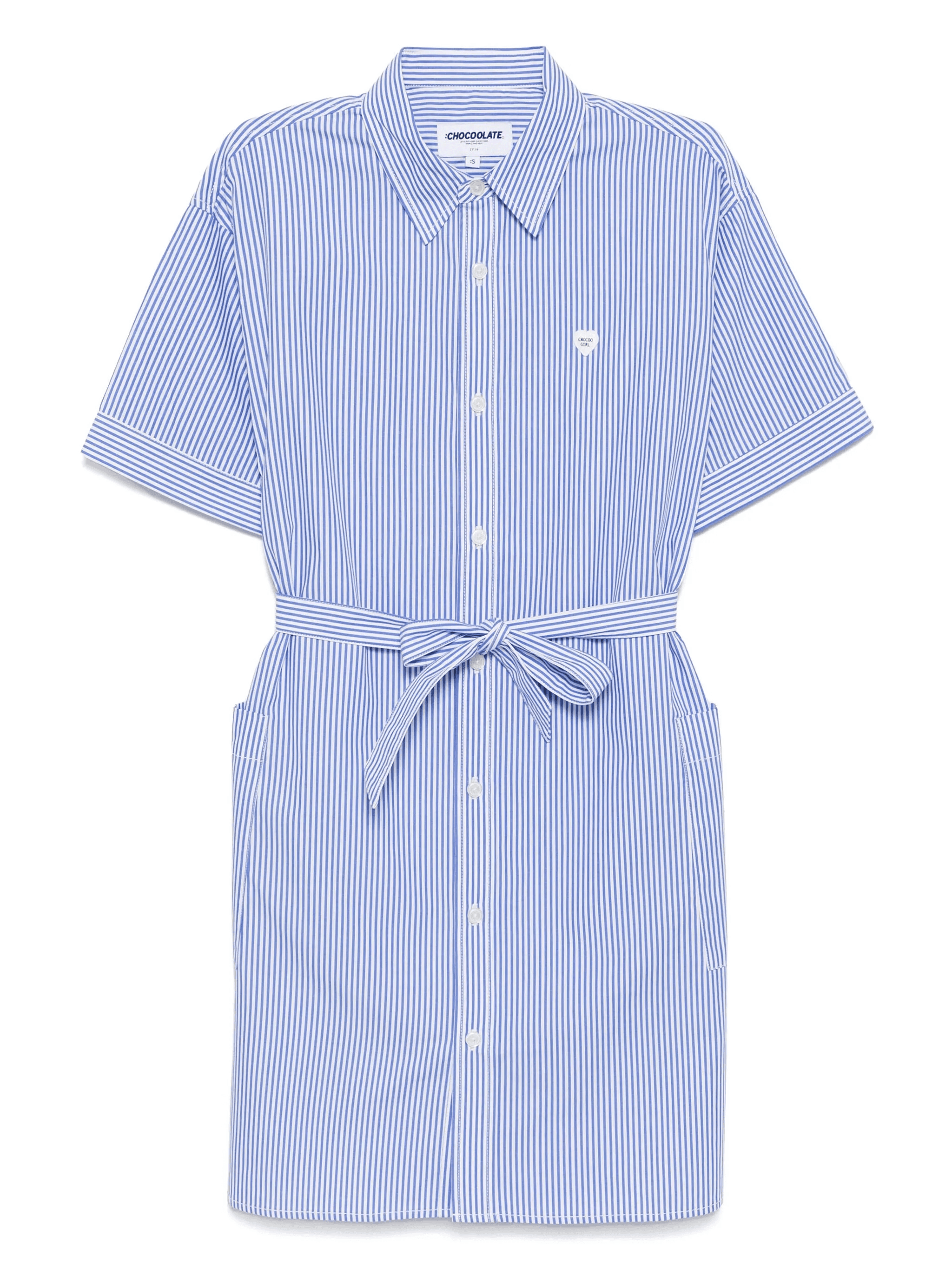 striped shirt dress - Image 1