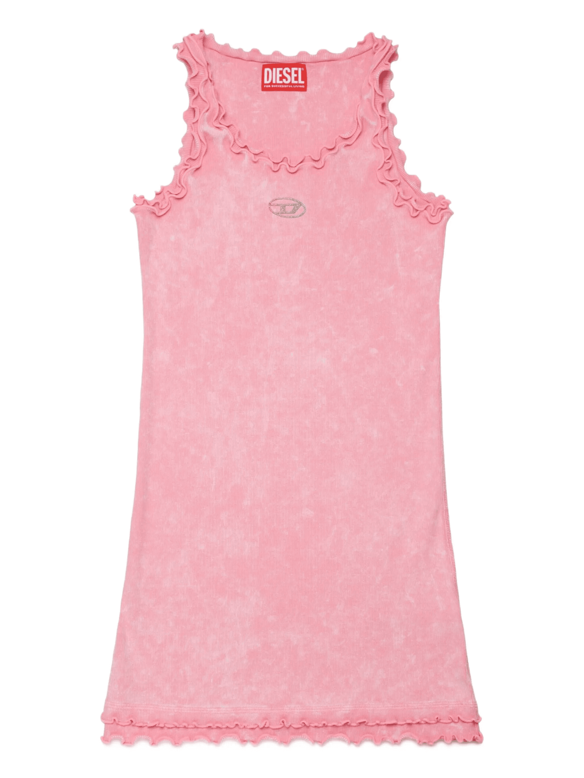 ruffled cotton dress - Image 1