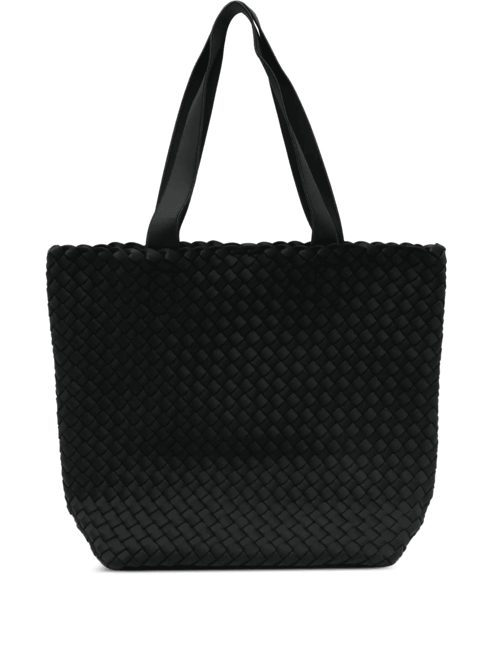 Como woven black tote bag - Image 1