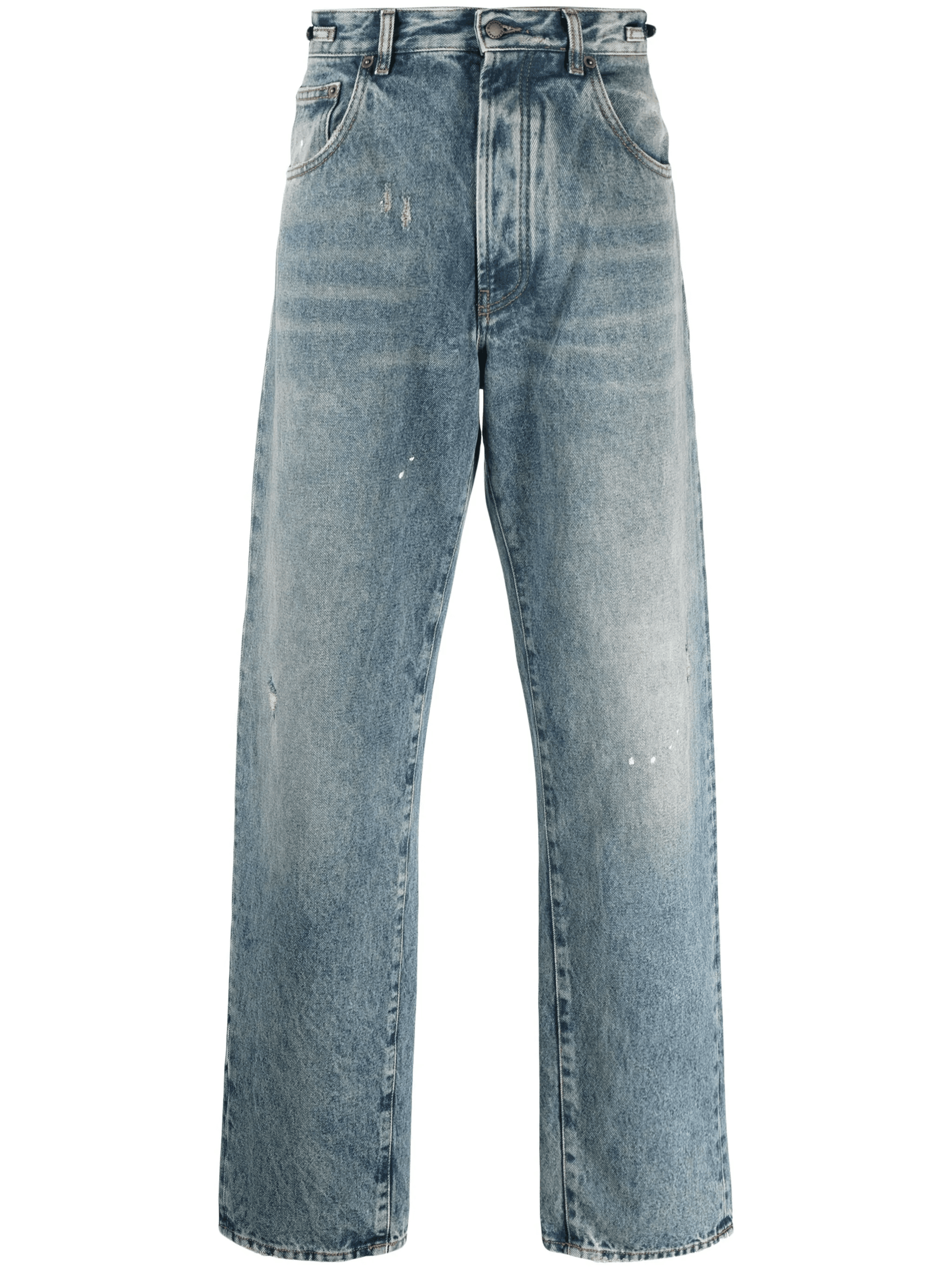 logo-patch straight-leg jeans - Image 1