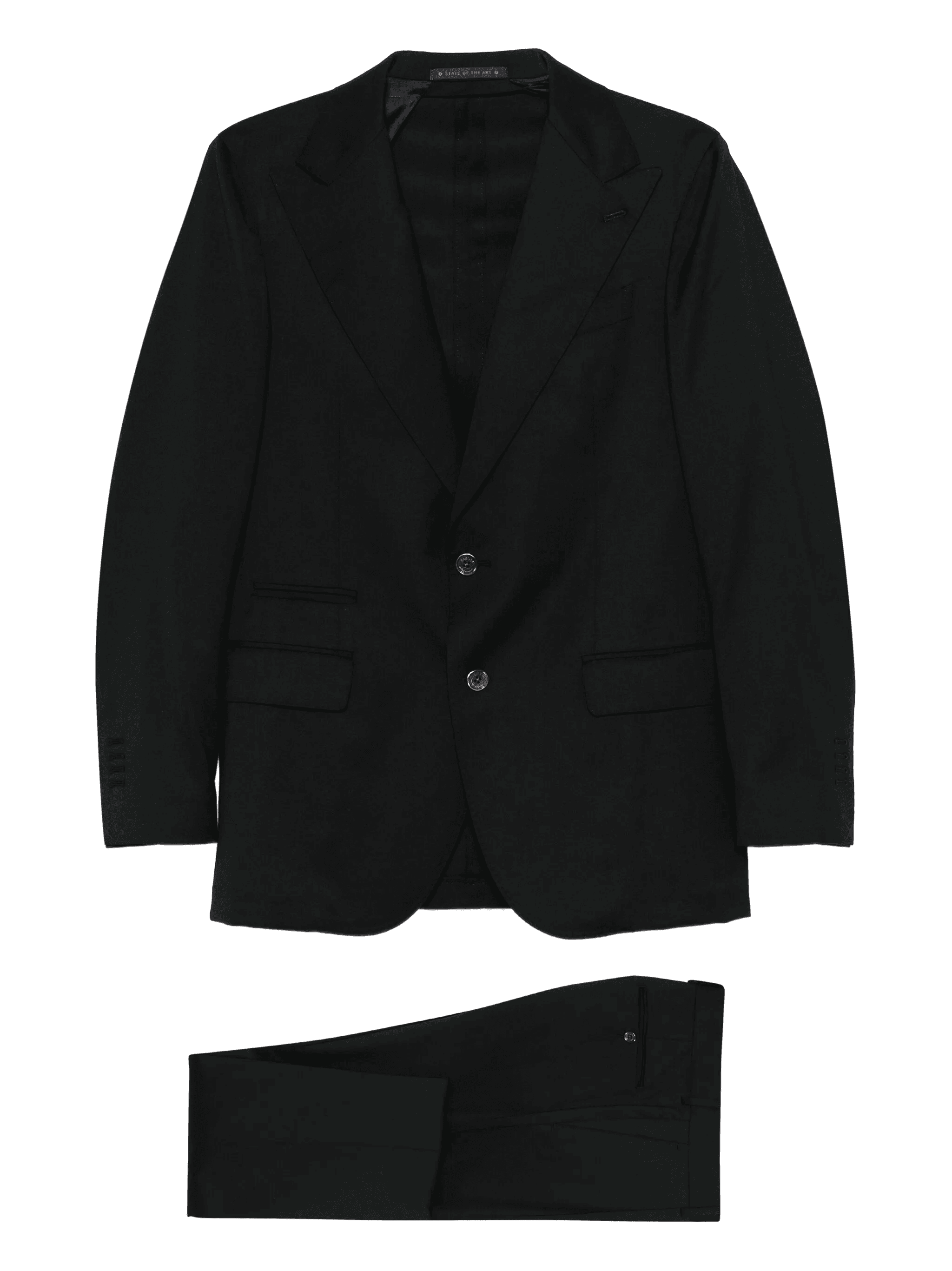 peak-lapel single-breasted suit - Image 1