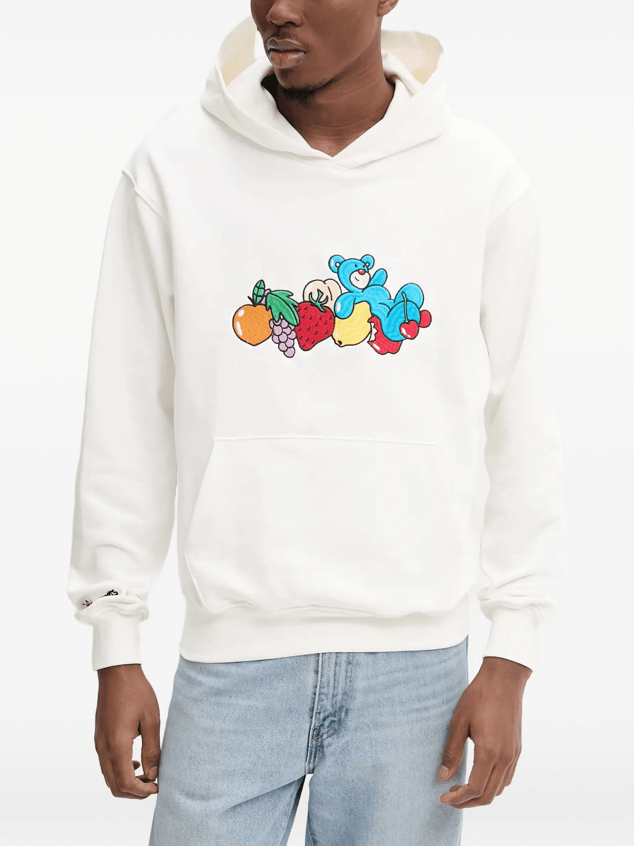 fruit embroidery hoodie - Image 1