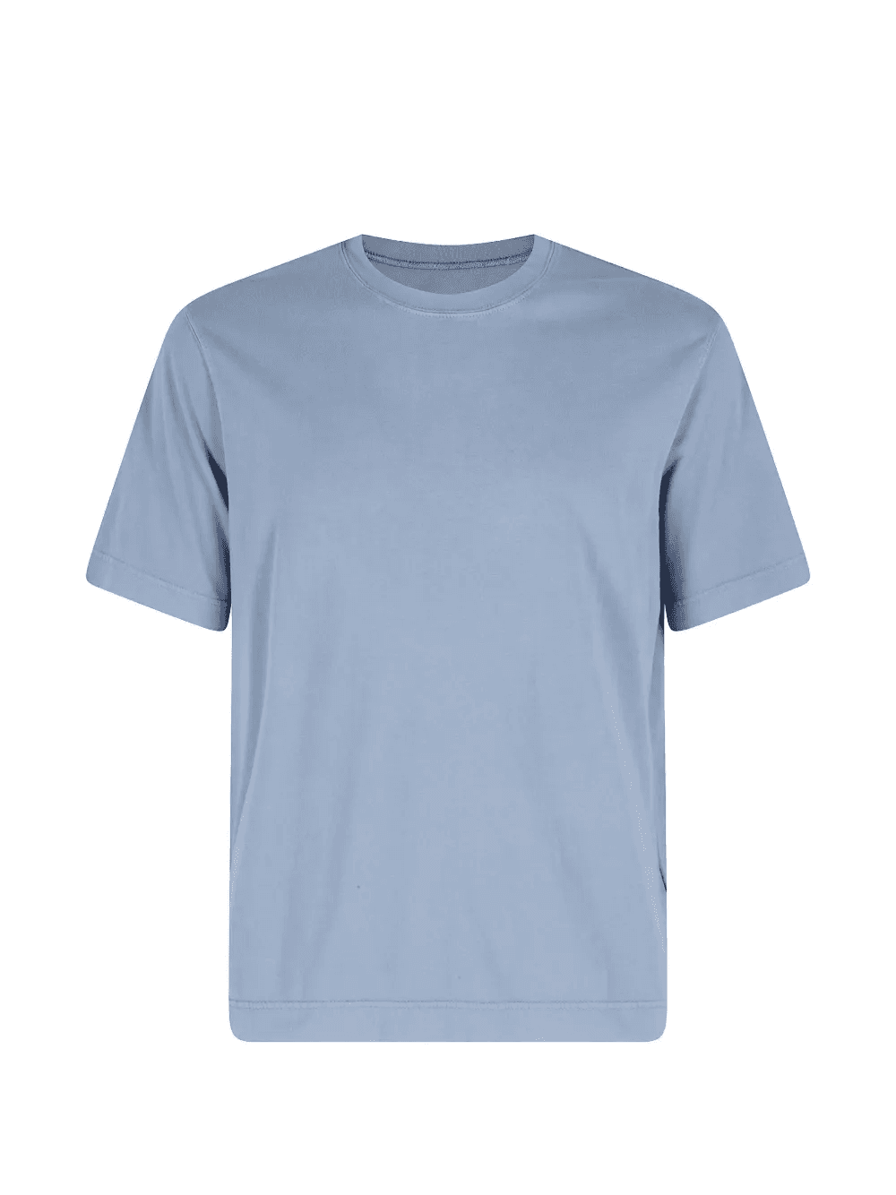 ribbed crew-neck T-shirt - Image 1