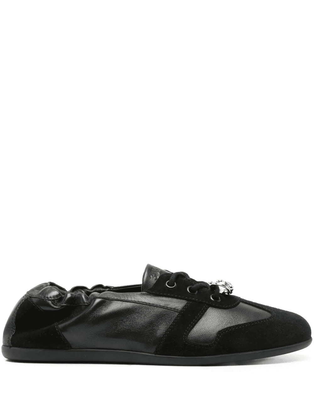 Olly elastic-top lace-up flats - Image 1