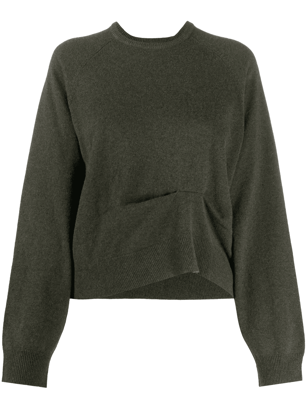 tucked round neck jumper - Image 1