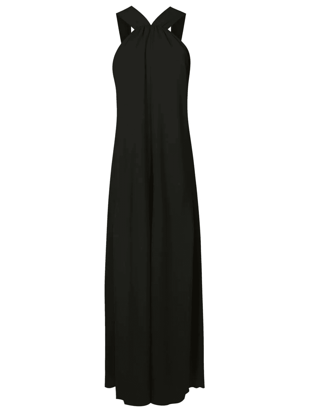 sleeveless halterneck maxi dress - Image 1