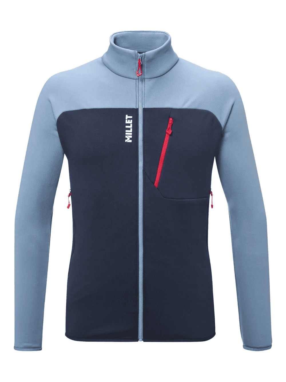 two-tone zip-up jacket - Image 1