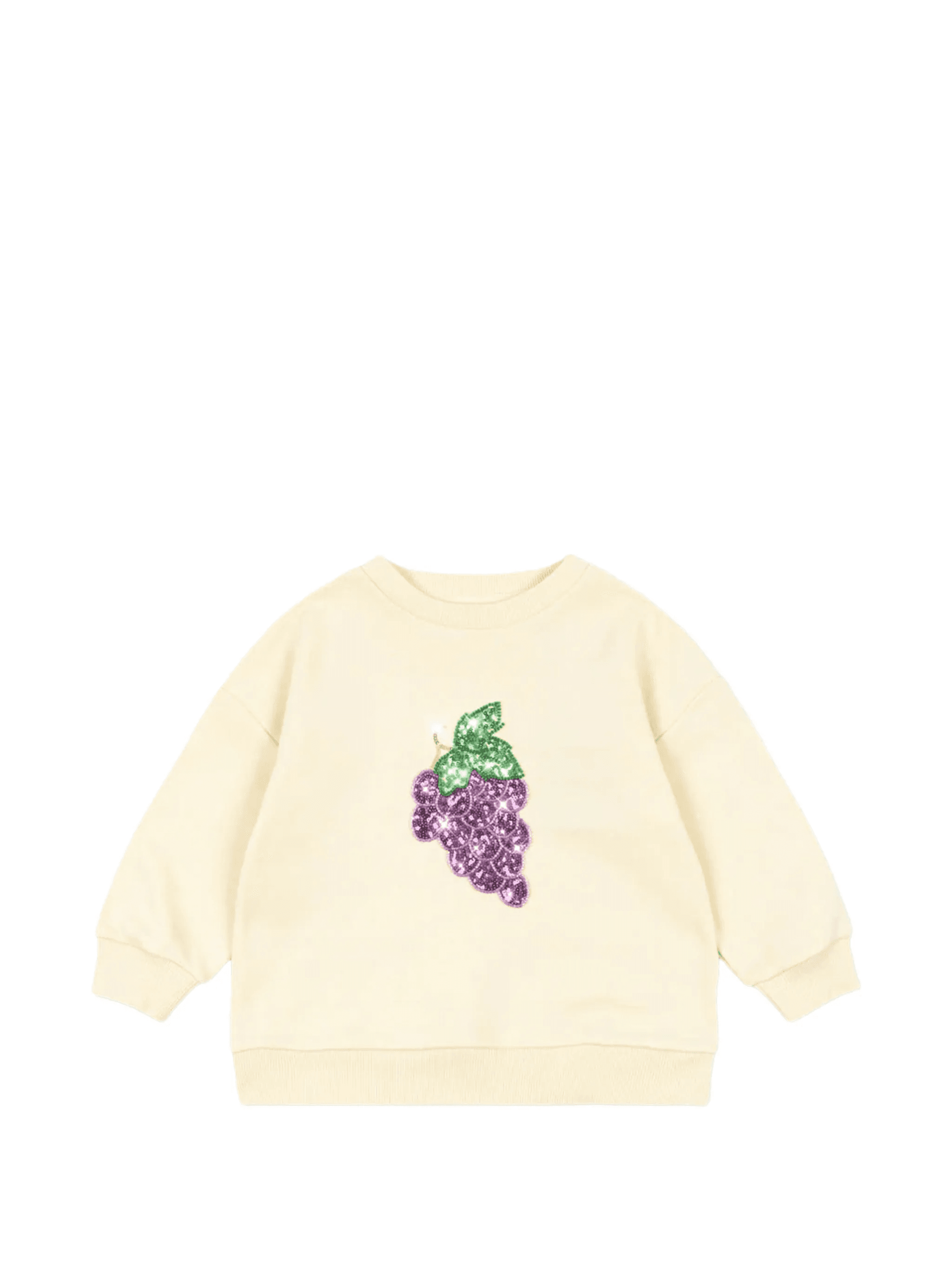 Lou grape-embellishment sweatshirt - Image 1