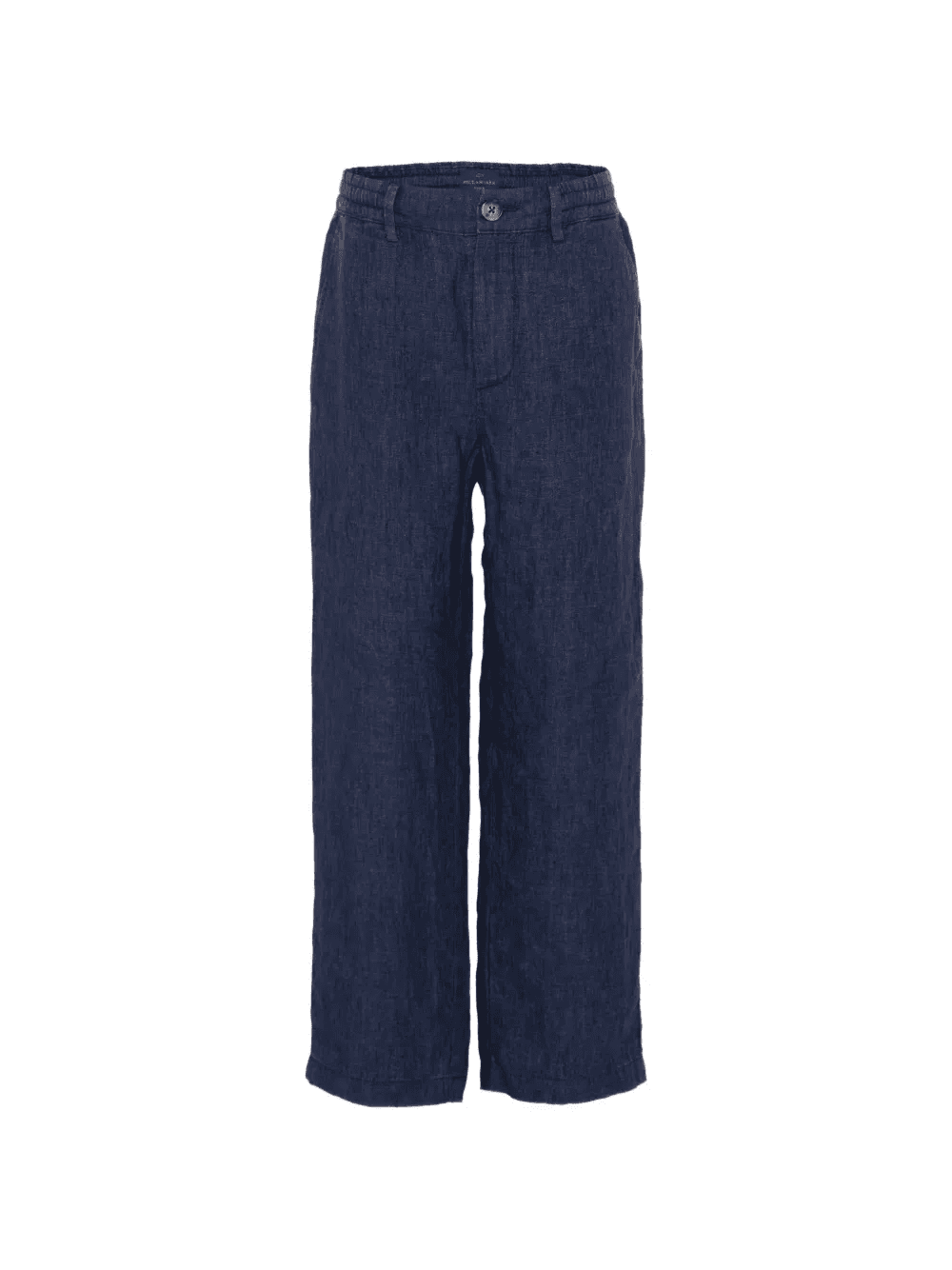 buttoned linen trousers - Image 1