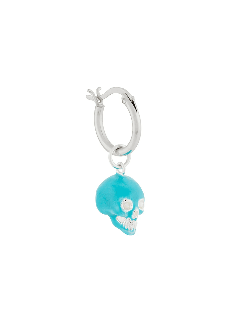 small skull hoop earring - Image 1