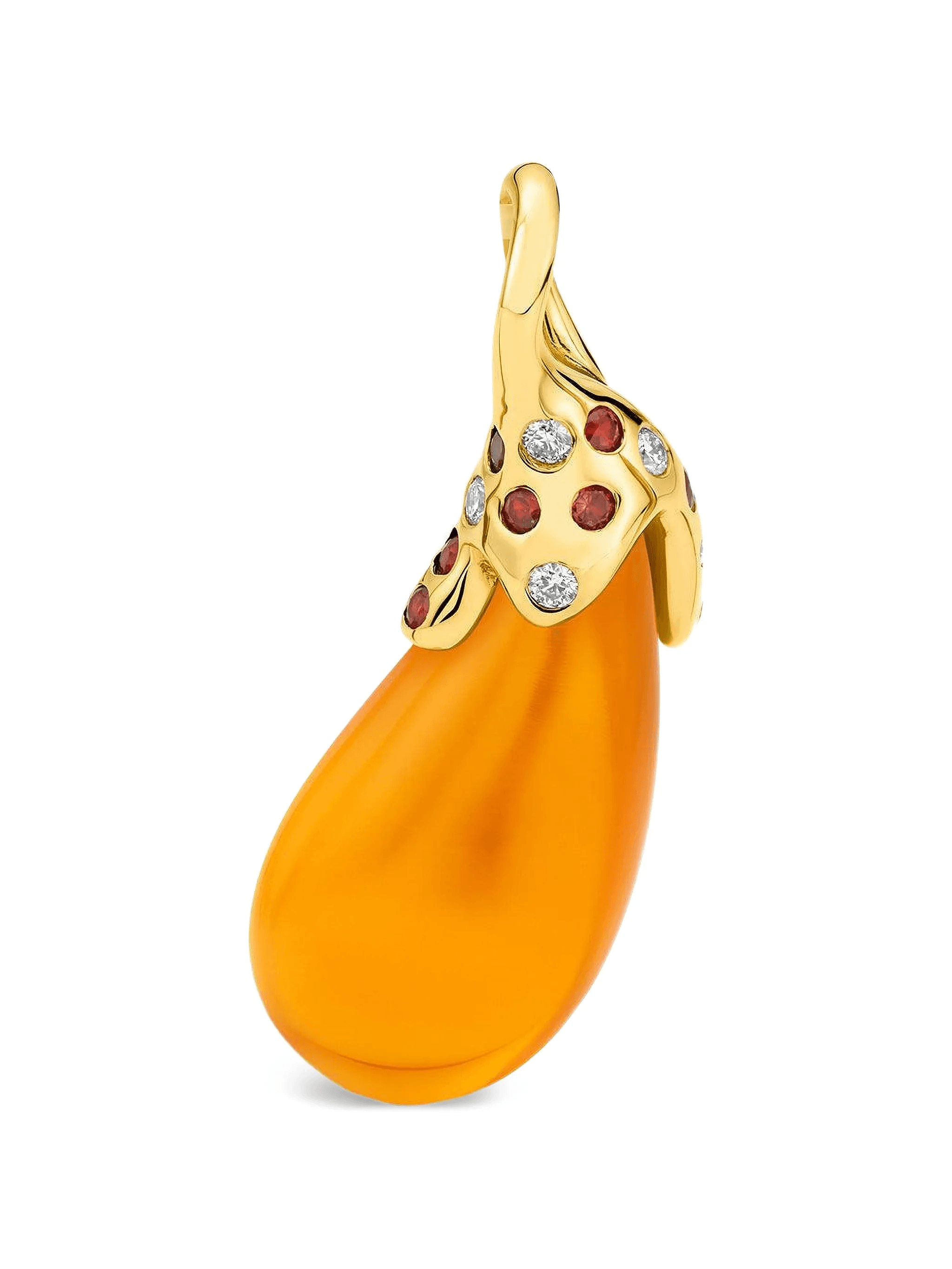 opal-drop-pendant necklace - Image 1