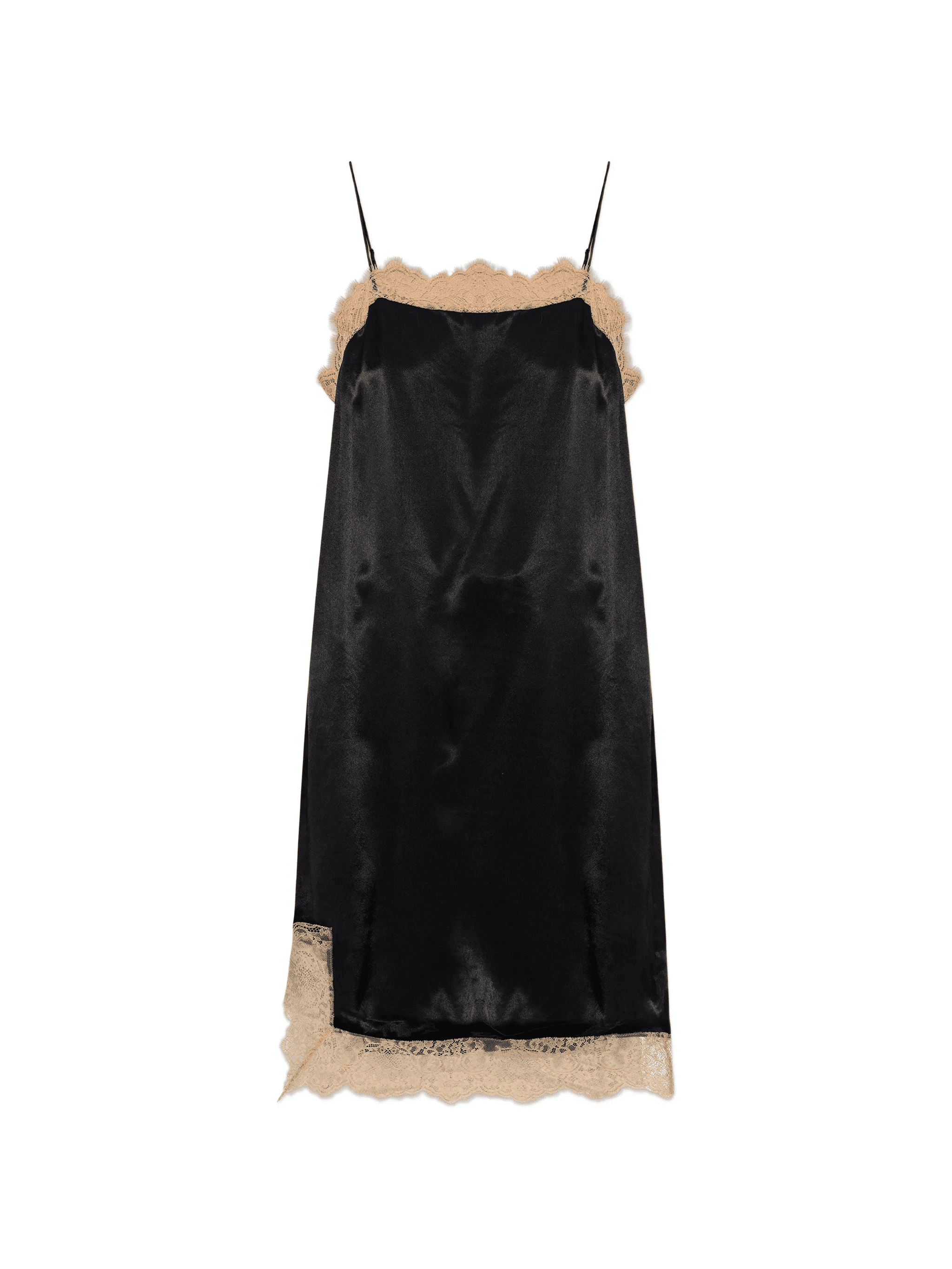 Rocco lace-trim midi dress - Image 1