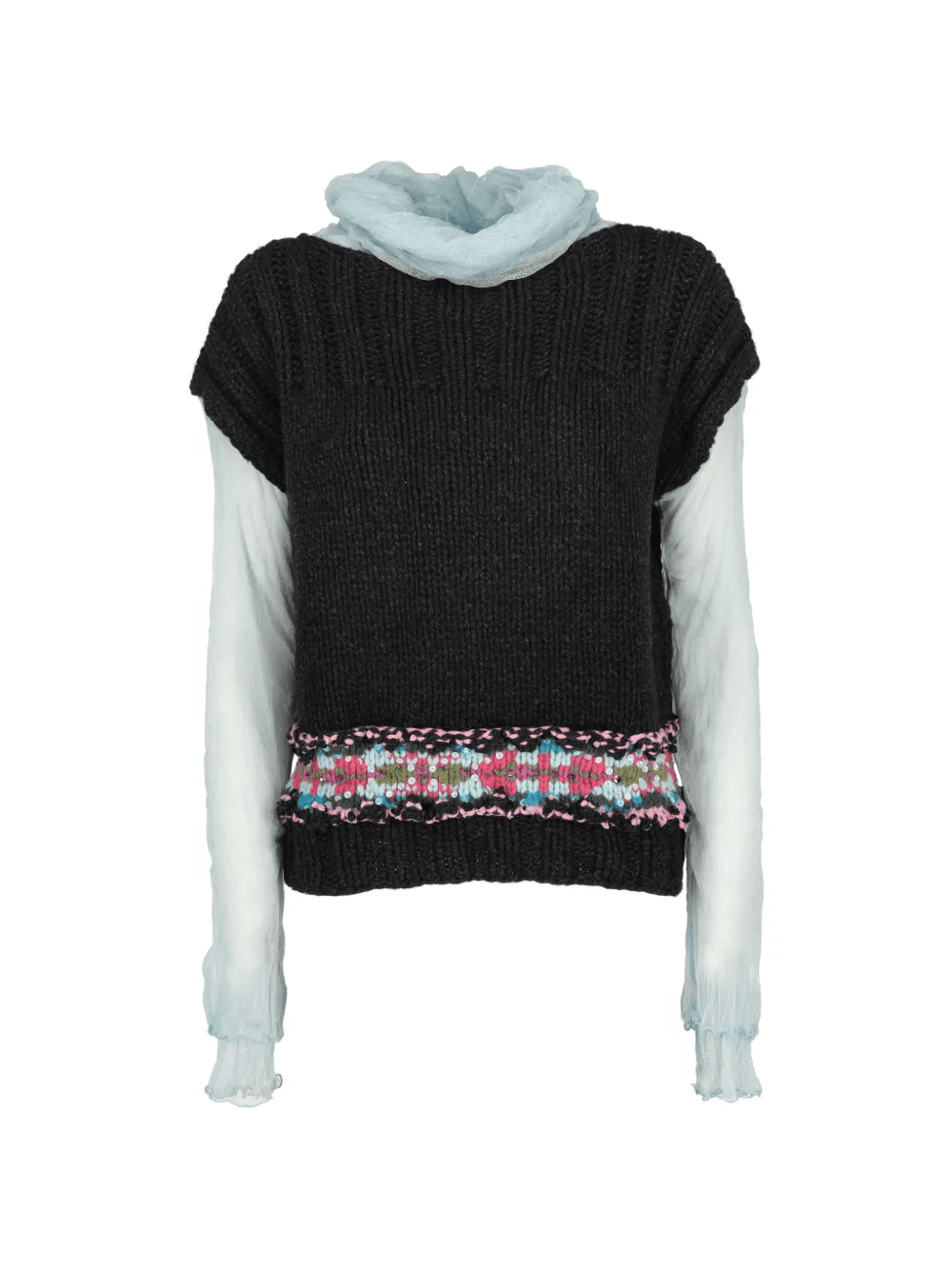 ribbed sweatshirt - Image 1