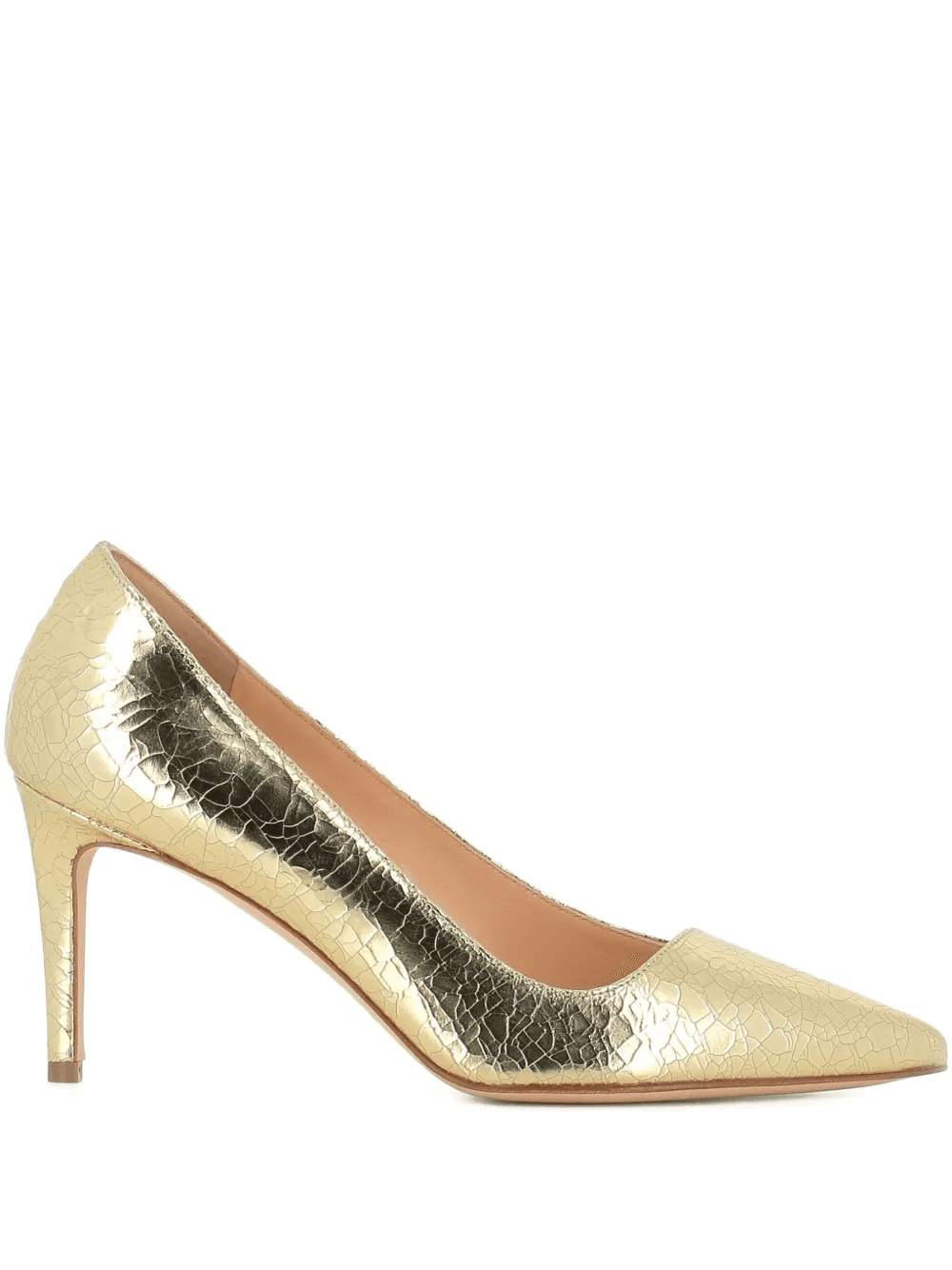 cracked leather pumps - Image 1