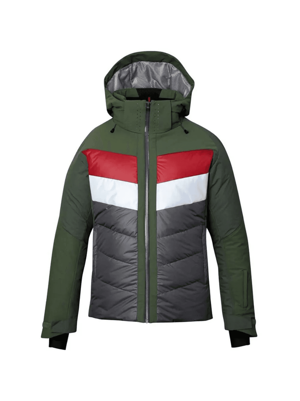 zip-up quilted jacket - Image 1