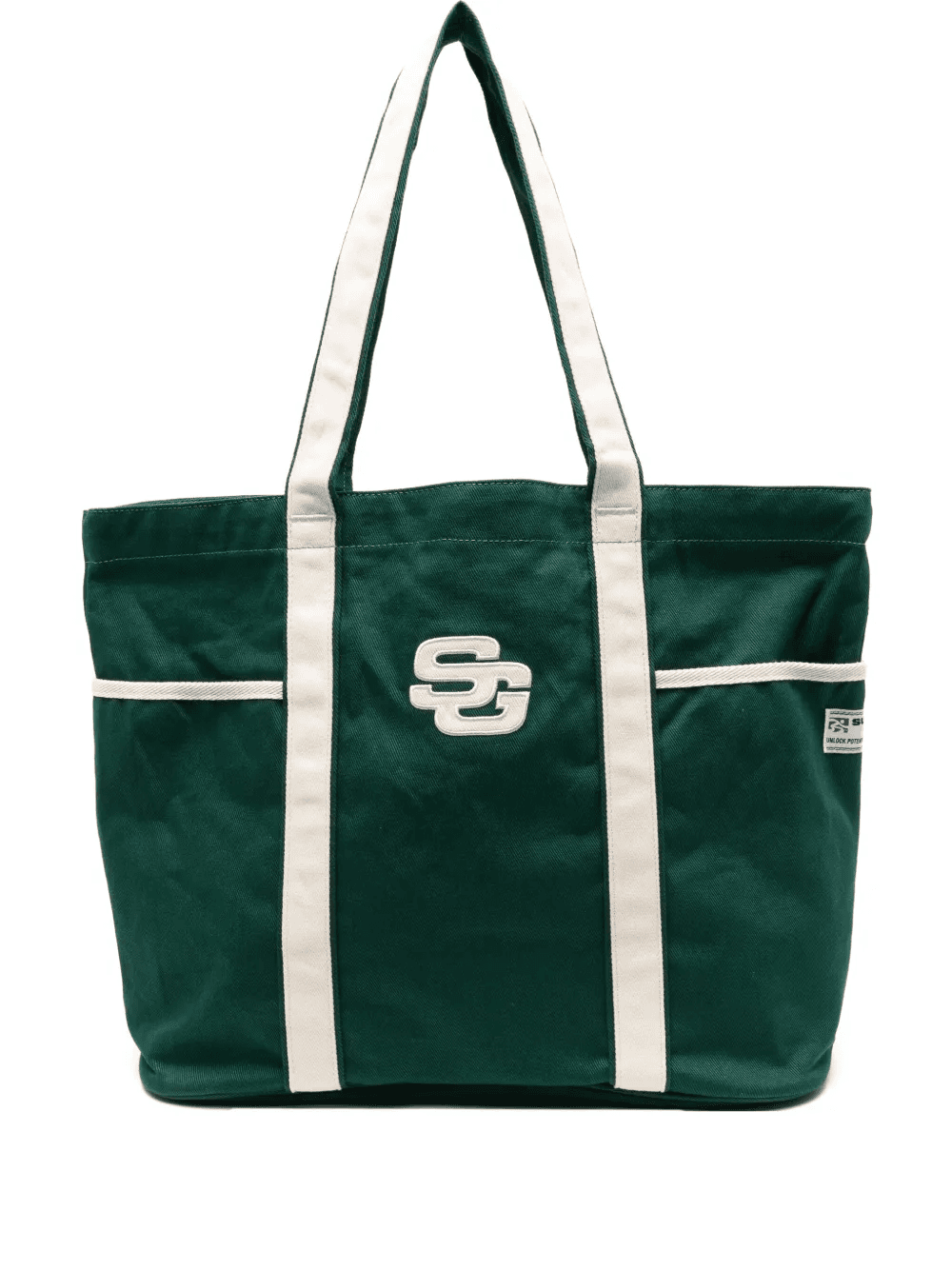 embroidered-logo tote bag - Image 1