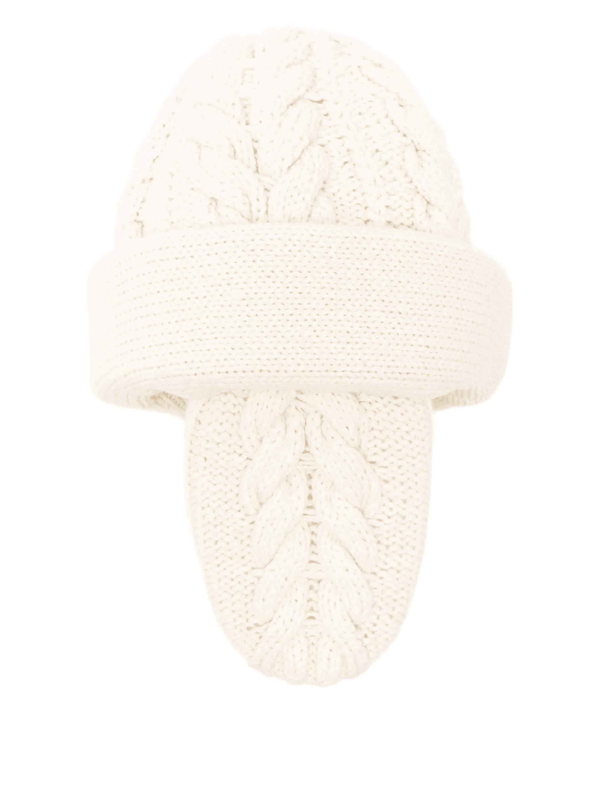 cable-knit beanie - Image 1