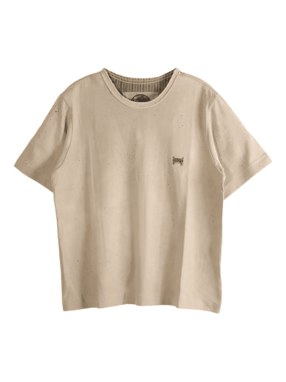 speckled cotton T-shirt - Image 1