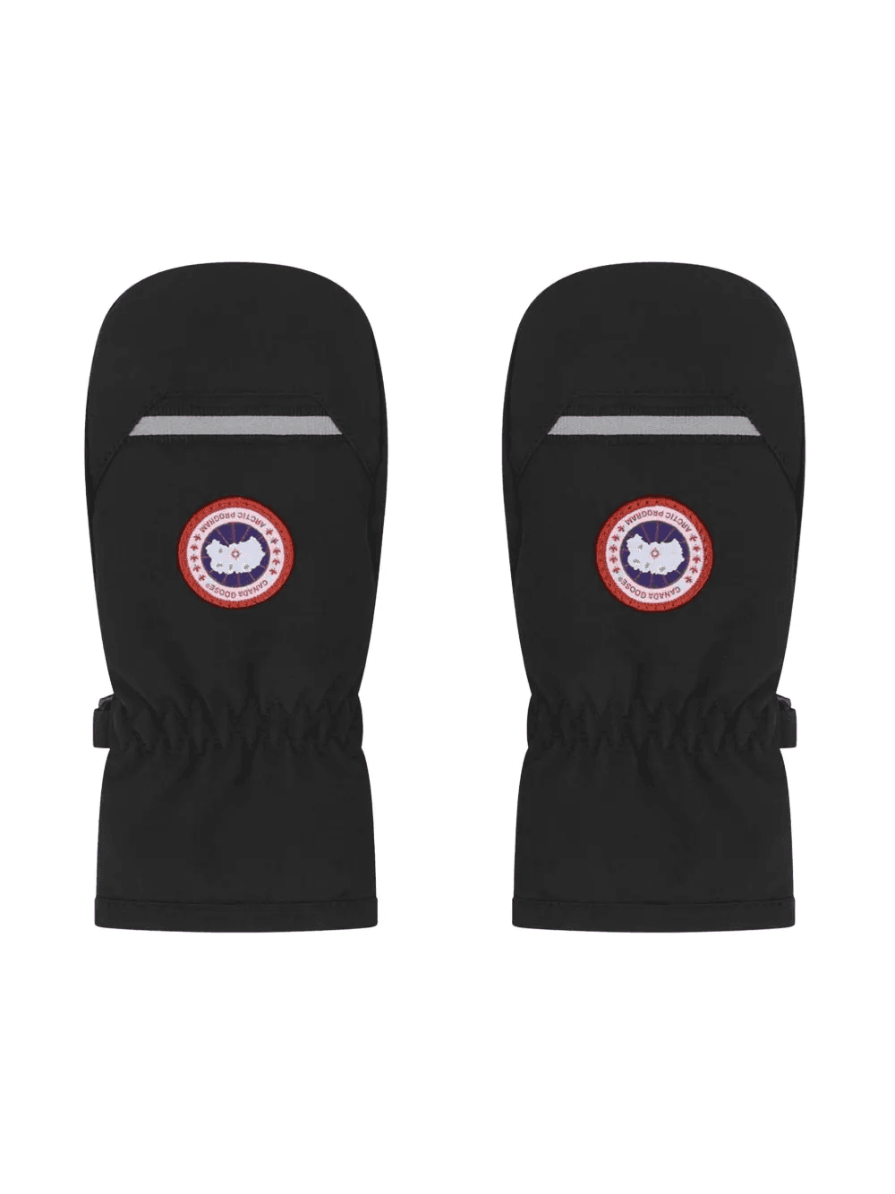 Arctic logo-patch down mittens - Image 1