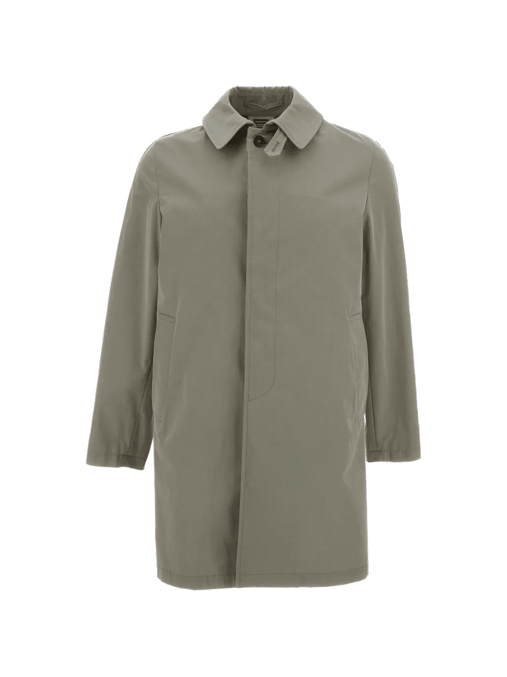 notched collar coat - Image 1