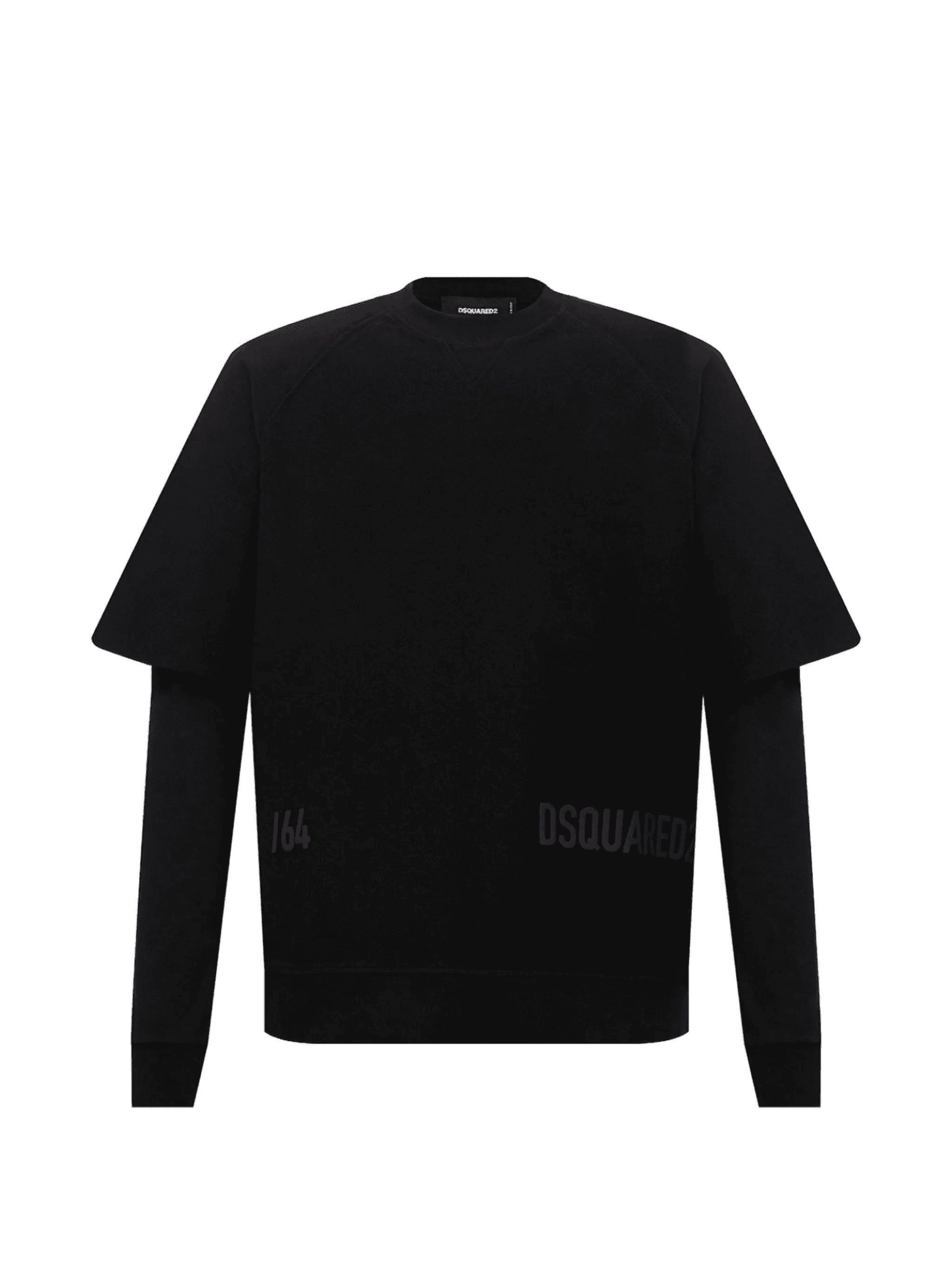 double-layer logo sweatshirt - Image 1