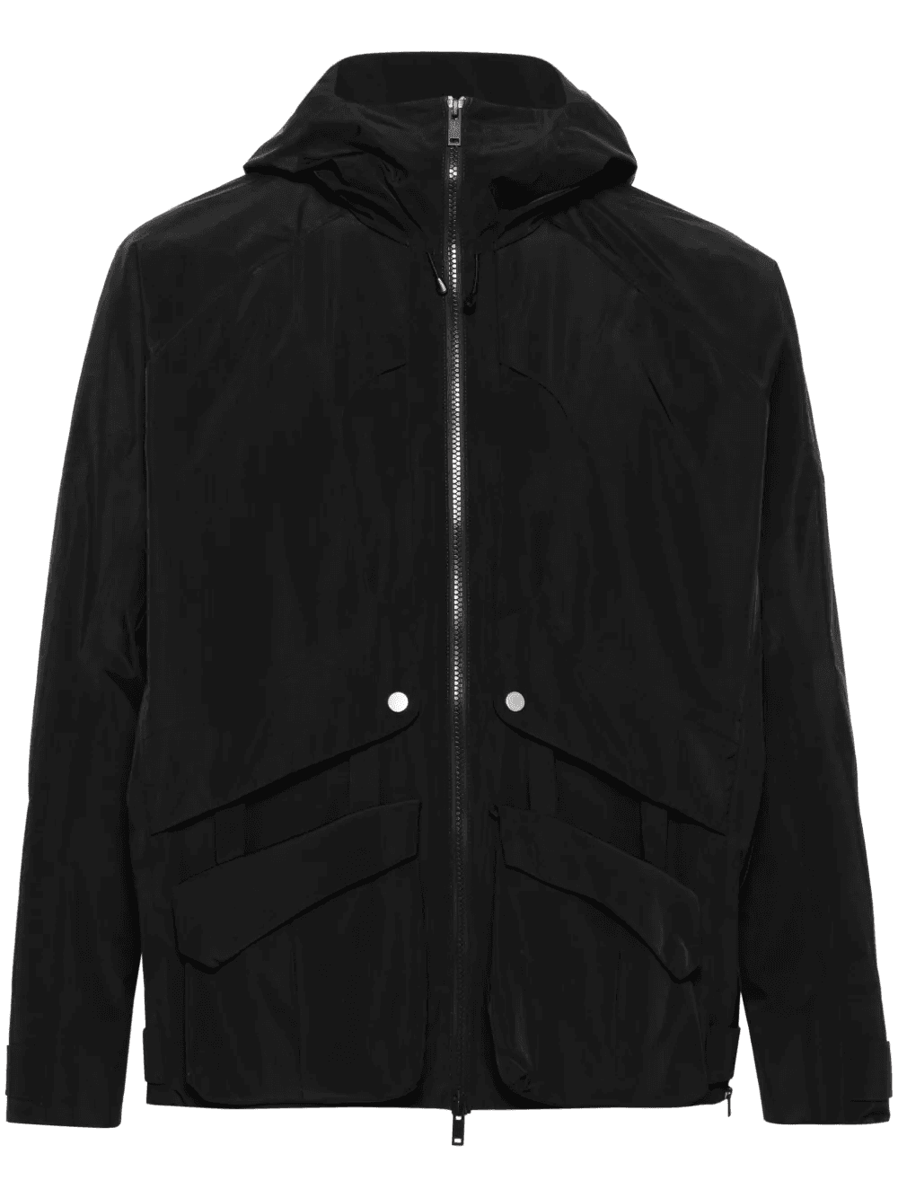 Lobe panelled hooded jacket - Image 1