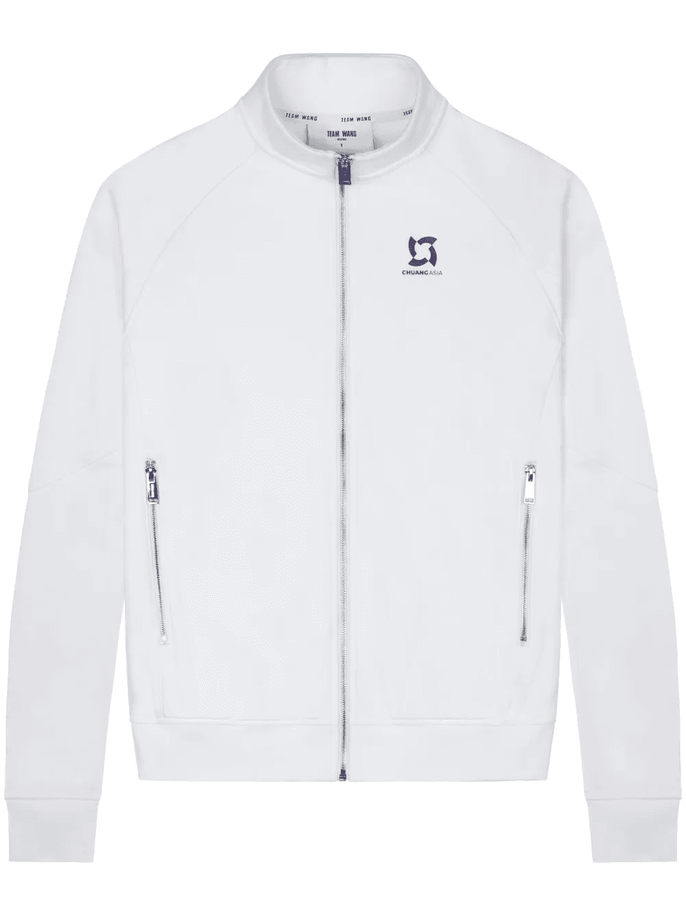 logo-print zipped track jacket - Image 1