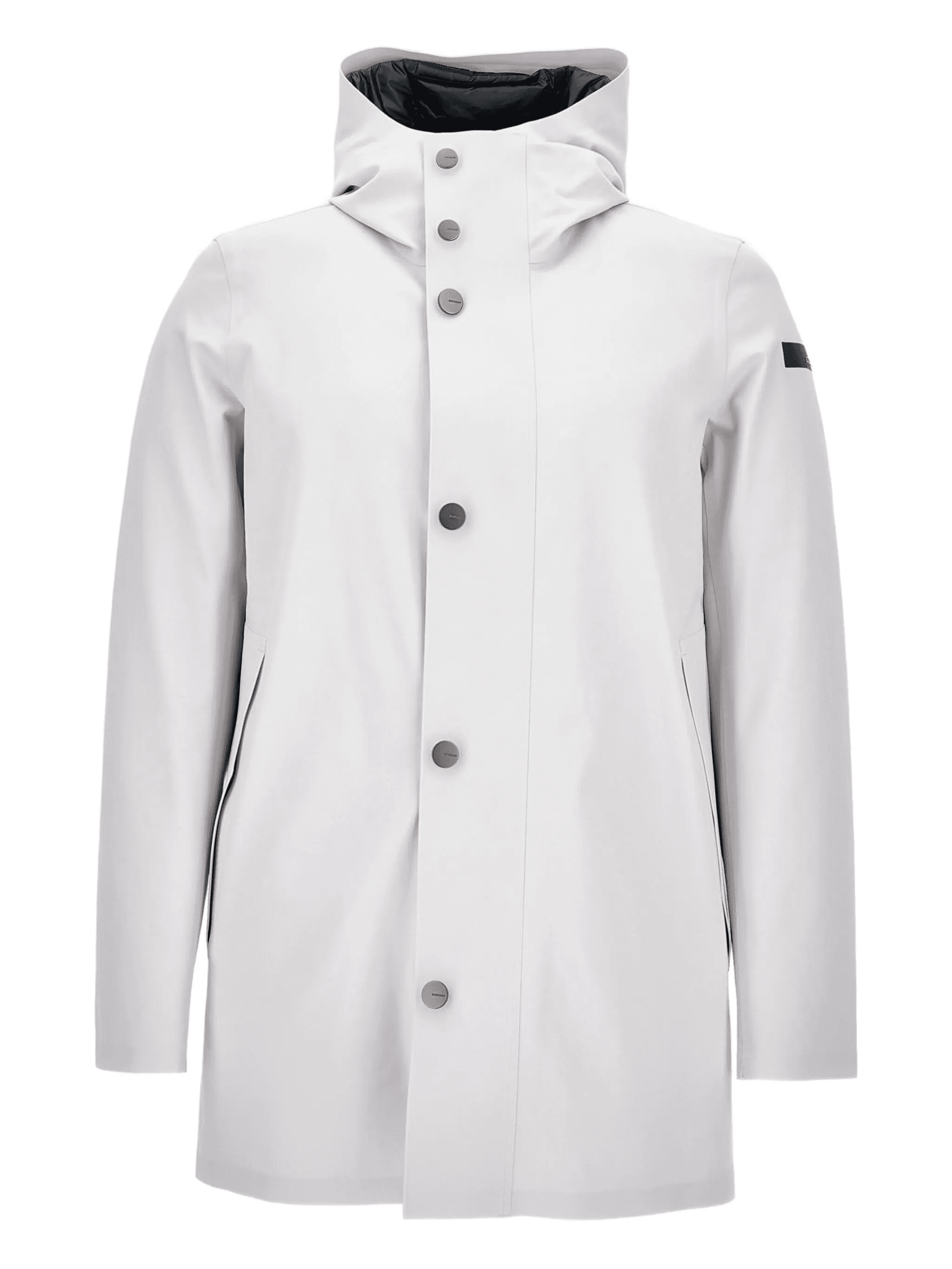 snap-button hooded parka - Image 1