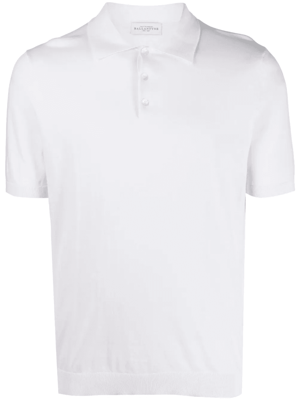 short-sleeve cotton polo shirt - Image 1