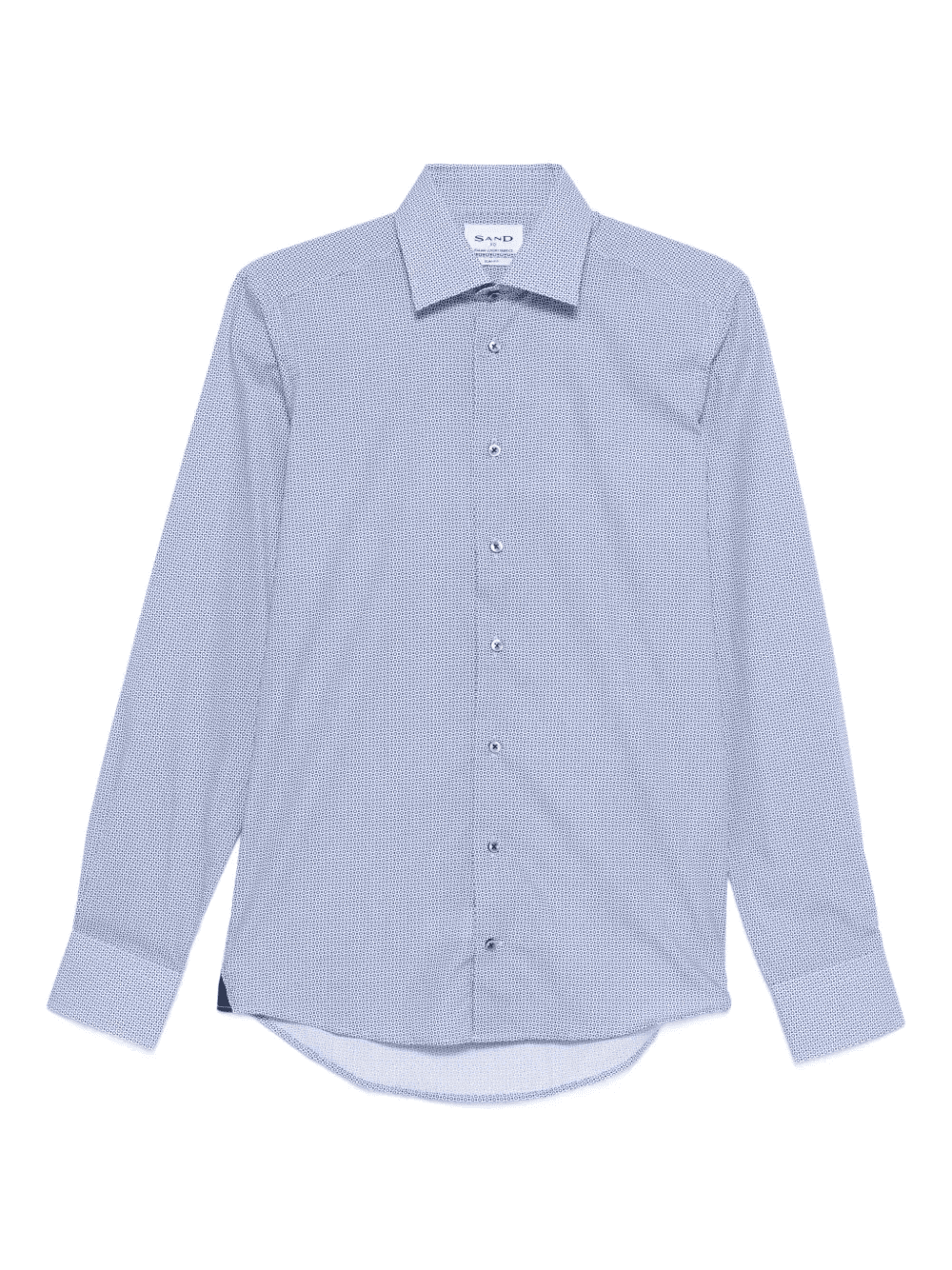 geometric-print long-sleeve shirt - Image 1