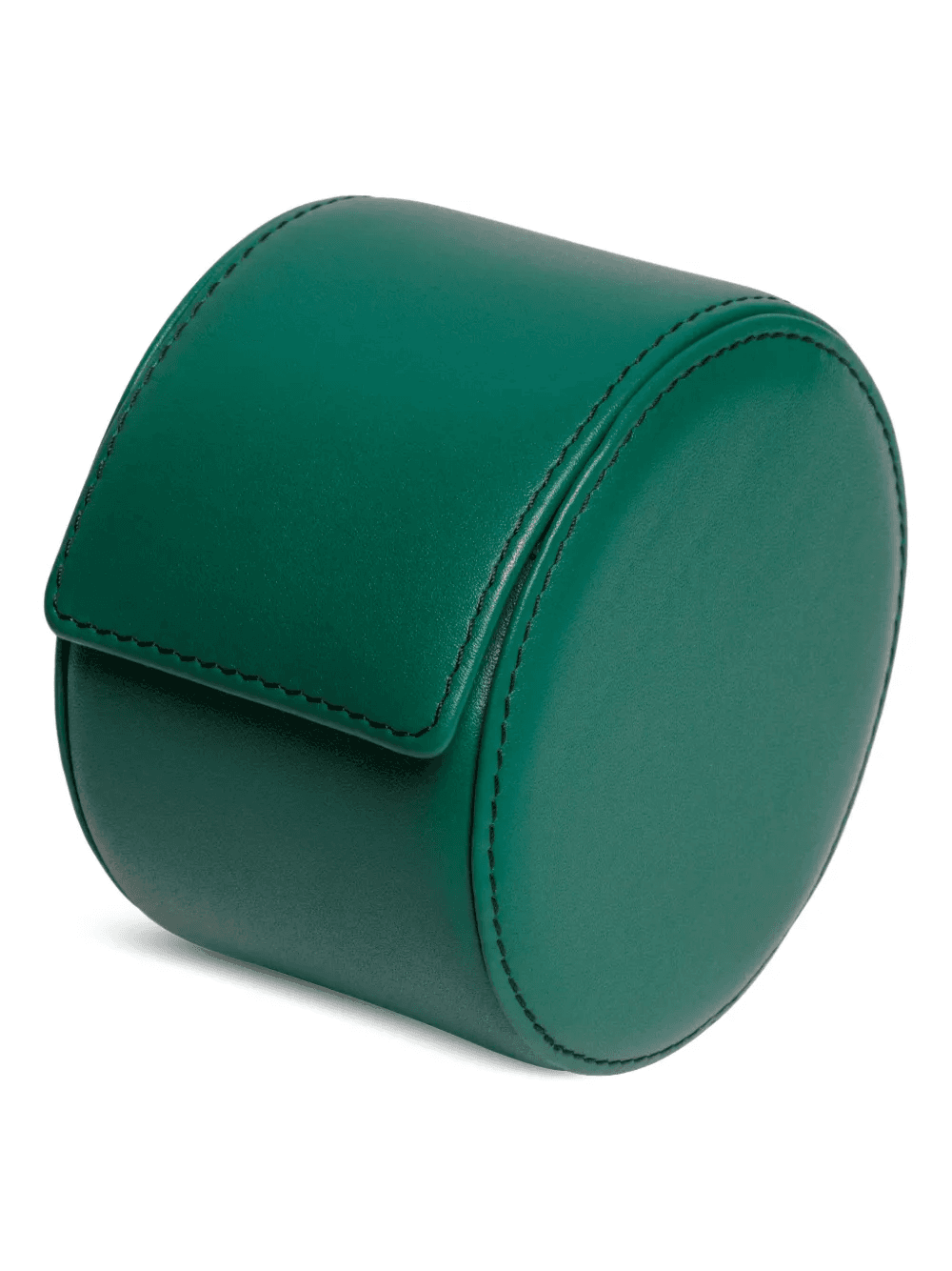 leather cylindrical watch case - Image 1