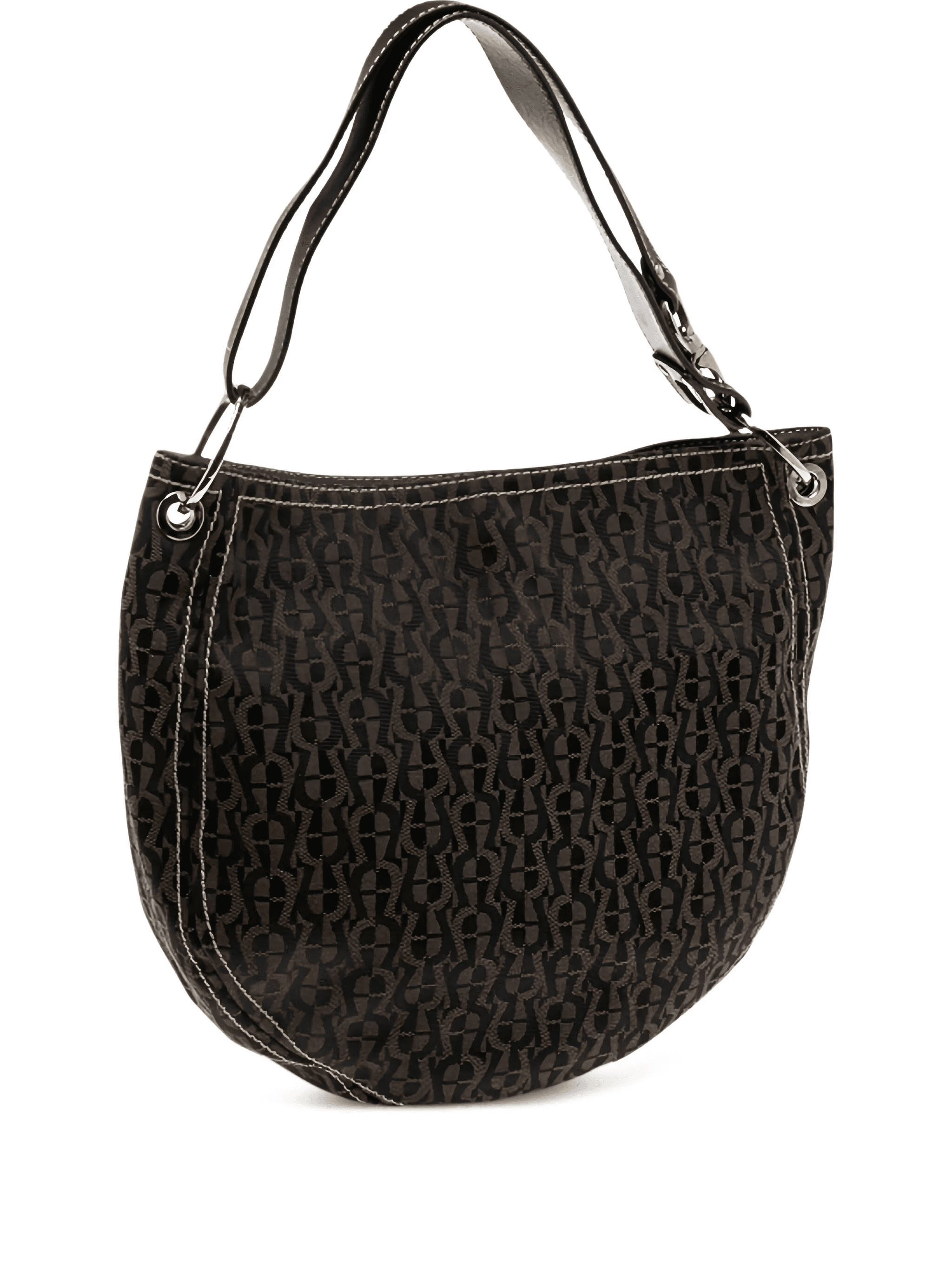monogram-pattern shoulder bag - Image 1