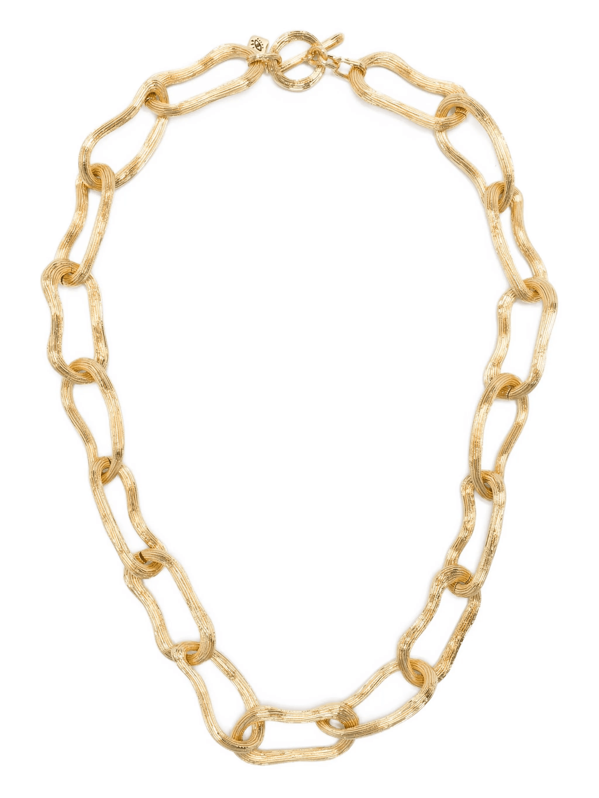 x Quentin Jones 14K gold plated brass chain-link necklace - Image 1