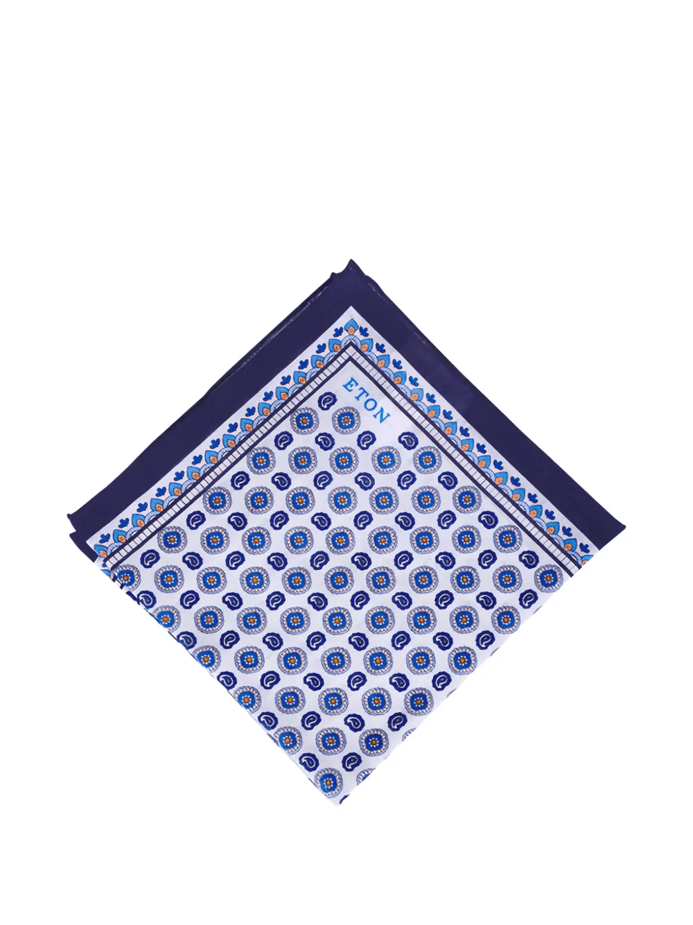 paisley linen pocket square - Image 1