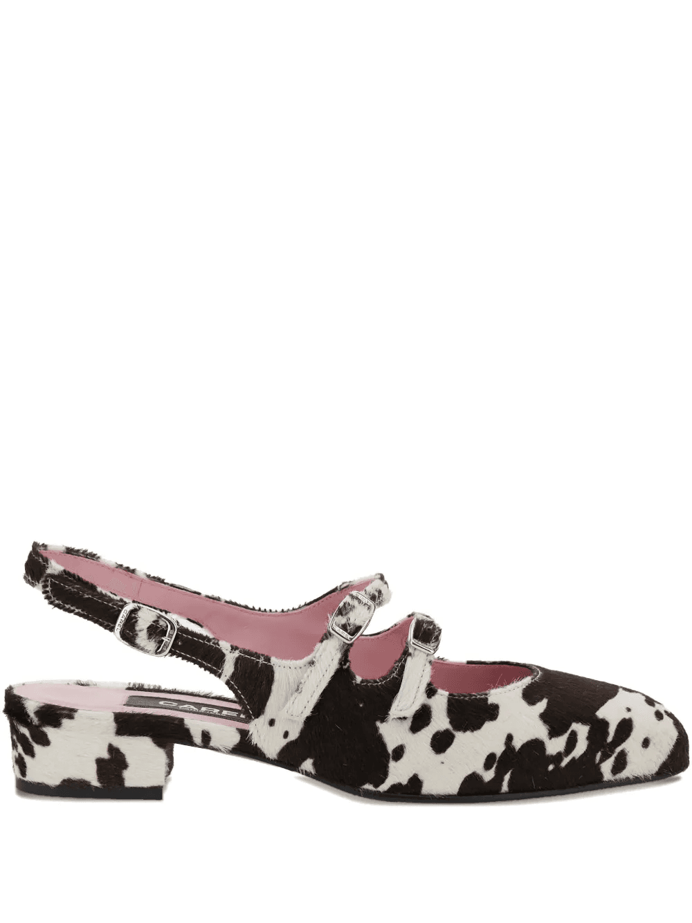 25mm Peche slingback flats - Image 1