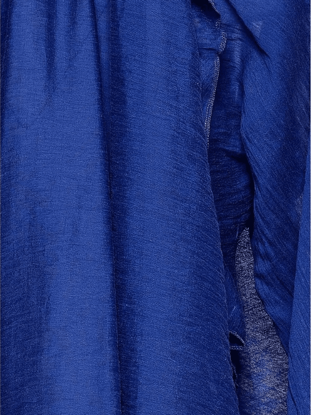 V-neck balloon-sleeve blouse - Image 1