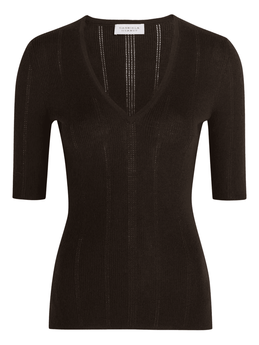 Amari V-neck knitted top - Image 1