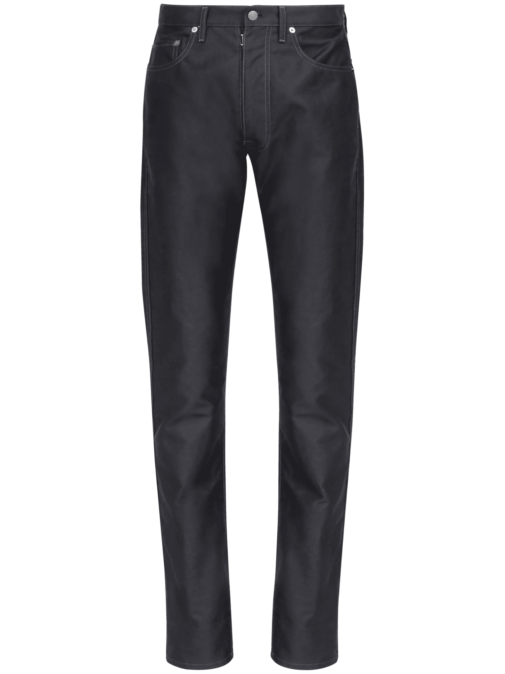 four-stitch satin trousers - Image 1